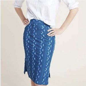 Anthropologie  - Sienna Embroidered Pencil Skirt